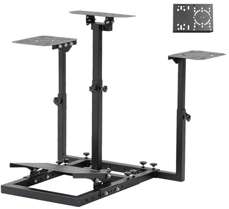 Marada universeller Flug- und Rennsimulations-Ständer, auf dem Maus und Tastatur platziert werden können, geeignet für Thrustmaster Hotas Warthog/Logitech G29 G920 / Honeycomb Alpha Bravo