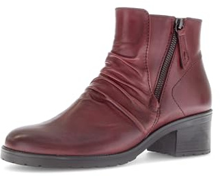 Gabor 72.811 Jenna super soft leather ankle boots (Red, UK Footwear Size System, Adult, Women, Numeric, Medium, 5)