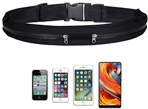 LUPO Running Belt for Men & Women – Adjustable Waterproof Waist Pack with Large Storage, Sweatproof & Secure Elastic Strap – Ideal for Running, Hiking, Travel & Outdoor Activities