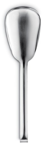 Ausonia - 71703 Cucharon Pala para servir arroz paella en acero inoxidable
