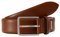 bugatti Herren 37600-0556 Gürtel, per pack Braun (cognac 70), 115|#115|#679 (Herstellergröße: 115)