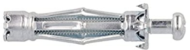 Molly M18015-XJ Chevilles métalliques à expansion avec Vis m6, Gris, Set de 25 pièces