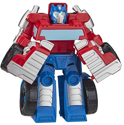 Playskool Heroes Transformers Rescue Bots Academy Optimus Prime Converting Toy, 4.5-Inch Action Figure, Toys for Kids Ages 3 and Up