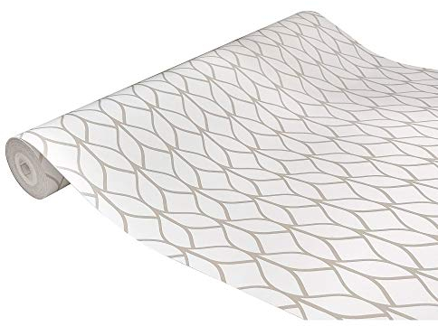 DecoMeister Papel Adhesivo Para Muebles Pared Vinilo Autoadhesivo Para Cocina Encimera Mesa Lámina Decoración Para Hogar Película Para Forrar En Rollo 45 x 100 cm Por Metros Patrón Trenza