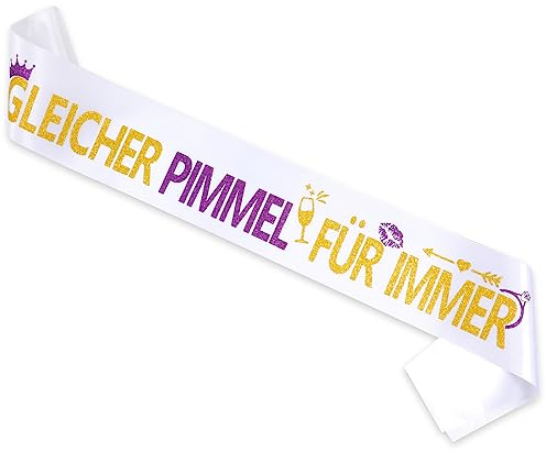 HOWAF JGA Schärpe Junggesellenabschied Frauen Schärpe, Junggesellenabschied Schärpe Bride to Be Schärpe Braut JGA Accessoires Frauen Schärpe für Bachelorette Hochzeit Junggesellenabschied Deko