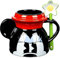 Disney Store Official Minnie Mouse Mug with Spoon, 503ml, Tea Coffee Cup with Gloss Glaze Finish, Microwave and Dishwasher Safe Drinkware