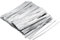 sourcing map 800Pcs 4.7 Inches Metallic Twist Ties Reusable Plastic Bag Ties Decorative Ties for Bread Candy Bag Gift Wrapping Parties Decoration Bakery Bags, Silver