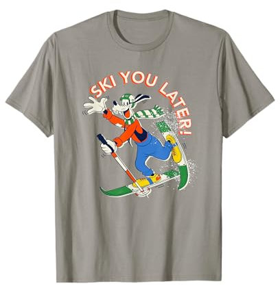 Disney Mickey Mouse & Friends Ski You Later Goofy T-Shirt