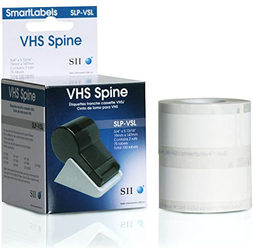 Seiko Video Spine Labels 3/4 X5-13/16 (75/Roll 2 Roll Box)