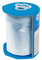 Silverline 100284 HDPE-Abdeckfolie mit Malerkreppband, Rolle auf Abroller 550 mm x 33 m