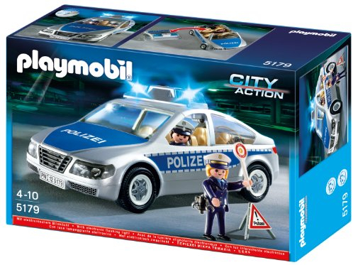 PLAYMOBIL City Action 5179 Polizeifahrzeug mit Blinklicht, ab 4 Jahren