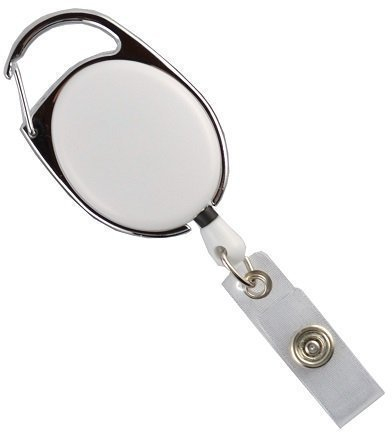 10 Stück Skipasshalter weiss, Ausweishalter, Ausweisjojo, Skipassjojo, Yoyo