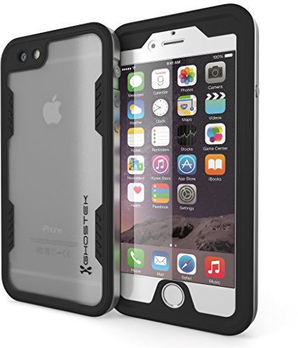 iPhone 6S Plus wasserdichte Hülle, Ghostek Atomic 2.0 Series für Apple iPhone 6 Plus & 6S Plus (Silber)