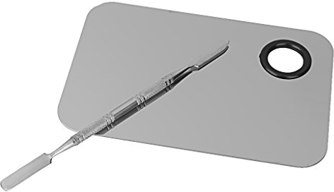 Mezcla De Maquillaje Con Espátula Herramienta Cosmética Mezcla