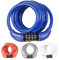 Master Lock Bike Cable Lock, Combination, 1.8 m Coiling Cable, Outdoor, Random Color 8221EURDPROCOL - Use with All Kinds of Bike, Skateboards, Strollers, Lawnmowers and Other Outdoor Equipment