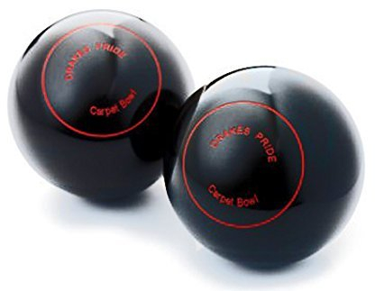 DRAKES PRIDE SCOTTISH NON BIASSED CARPET BOWLS##B8400** (BLACK)