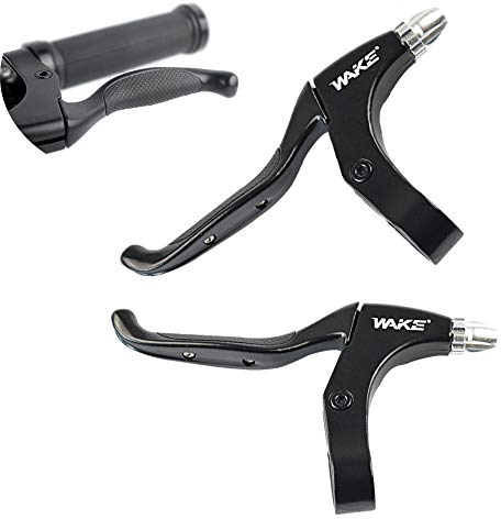 CYSKY Leviers de frein 1 paire de poignées de freins de vélo de montagne, diamètre de 4,2 cm pour la plupart des vélos, vélos de route, VTT, BMX, cyclisme (alliage d'aluminium)