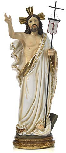 Paben Articoli Religiosi Statua Gesù Cristo Risorto in resina cm. 14,2