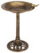 DREAMADE Bain d’Oiseaux Sauvages sur Pied, Etanche Résistant aux Imtempéries, Jardin/Cour Extérieur, Décoratif avec Aspect Métal, Bronze (Bronze)