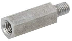 10X 249X25 Distanzmuffe mit Gewinde Innengew: M6 25mm Außengew: M6 DREMEC