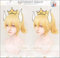 Anime Princess Bowsette Cosplay Wig Golden Super Mario Peach Koopa Bowser Role Playing Adult Synthetic Hair + Wig Cap