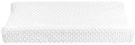 Asudaro Bezüge für Baby Wickelauflagen, Newborn Wickelauflagenbezug Wickelkissenüberzug Baby Touch Massage Dressing Wickeltische Wickelunterlage Wickelaufsatz für Wickeltisch, 81 * 41 * 13CM Weiß
