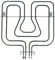 easyPART Élément chauffant de rechange pour ARTHUR MARTIN 10027155 - 800 W - Grill 1650 W - Four - Alternative Electrolux AEG 3570411037 IRCA 7275R899