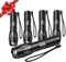 Linterna LED táctica linterna super brillante, zoom de enfoque, interior y exterior 5 modos de iluminación, adecuado para acampar, senderismo, carreras nocturnas y otras diversas situaciones. (5 pack)
