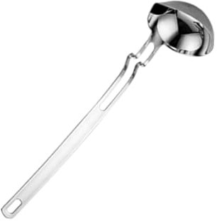 PRETYZOOM Cuchara Filtro Aceite Pala Separadora Acero Inoxidable Resistente Mango Grueso Colador Colgar