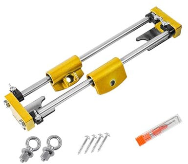 harayaa Wooden Door Lock Installation Kit Lock Mortiser Mortise Jig for Angle Grinder