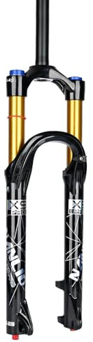 Nanlio Fourches avant de vélo X9 Pro VTT Suspension Fourche avant 26 27,5 29 34 mm 140/160 mm Amortissement Rebond Ajusteurs (29 manuels 140 mm)
