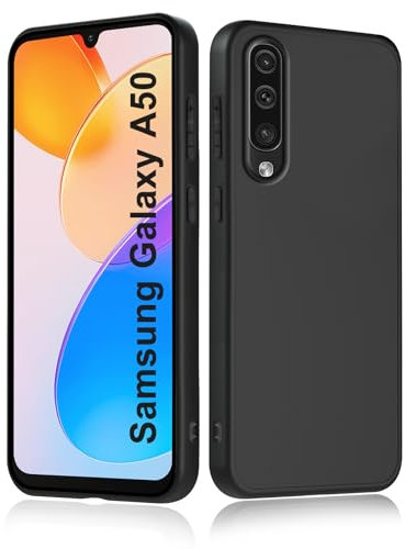 Simply Speakers Handyhülle für Samsung Galaxy A50 Hülle, Antikratzer, Anti-Schock, Anti-Rutsch Schutzhülle, Unterstützt kabelloses Laden,Anti-Fingerabdruck Fallschutz hülle für Samsung A50