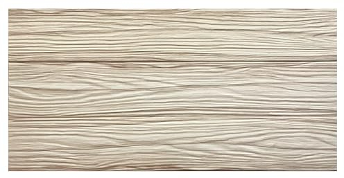 Lot de 10 m² / 60 panneaux de plafond, texture 3D, aspect bois, en polystyrène extrudé (XPS), 100 x 16,7 cm (P4-12)