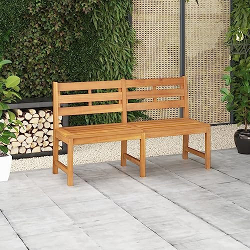 Gartenbank Garten Terrasse Balkon Bank Balkonbank Gartenmöbel 150 cm Massivholz Teak