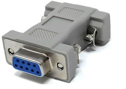 Adaptador serial a VGA de 9 pines hembra a macho de 15 pines D9 a HD15 SVGA