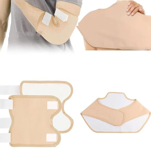 Editbar Castor Oil Pack Wrap Kit - Rizinusöl-Wickel Aus Baumwolle, Wiederverwendbar Und Organisch - Für Schultern, Knie, Leberentgiftung Und Verstopfung