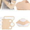 Editbar Castor Oil Pack Wrap Kit - Rizinusöl-Wickel Aus Baumwolle, Wiederverwendbar Und Organisch - Für Schultern, Knie, Leberentgiftung Und Verstopfung