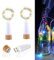 ZHHSUNY Wine Bottle Lights, USB Rechargeable 20 LEDs LED Mini String Fairy Lights for Wedding, Christmas, Party,Bar Decoration (2, Colorful)