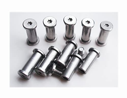 Lot de 10 vis à broche pivotante, couteaux de poche, balances Corby Bolzen Fixations EDC Rivets d'arbre de couteau