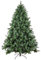 7ft Artificial Christmas Tree - Lush Balsam Fir Pine with Dense Branches, Premium Xmas Decoration, Sturdy Metal Stand, Realistic Bushy Look, Ideal for Indoor Holiday Decor