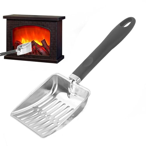Ascheschaufel für Kamin Breite hitzebeständige Hohlreinigungsschaufel