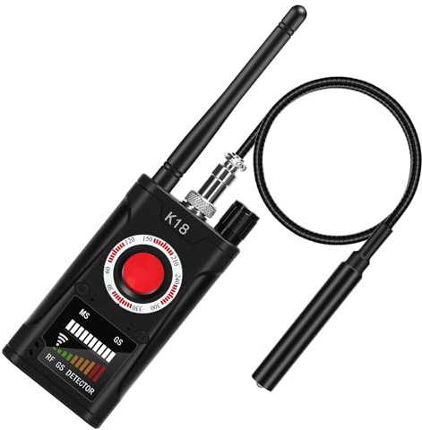 Hidden Camera Detector, Infrared Camera Sweeper, Spy Camera Detector, Bug Detector, Hidden Camera Finder for GPS Trackers/Listening devices for Travel, Hotels, Vehicles, Offices, and Fitting Rooms