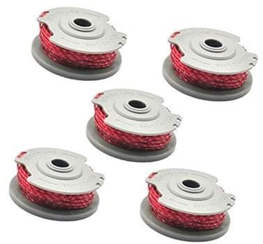 Vuzmode Fadenspule for Gardena 5306-20, 1,65 mm Autofeed-Spule und Fadenersatzspulen, for Gardena Tur-BO Rasentrimmer SmallCut 300, Gardena Turbo Trimmer Art 8844 Art 8845 (5) Trimmerspulen-Ersatz
