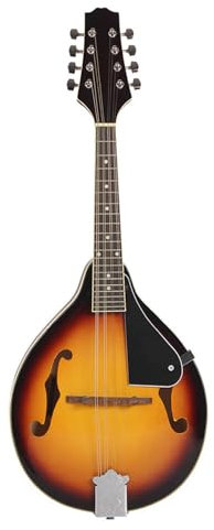 DIEKE Juego de mandolina acústica profesional de estilo italiano de 8 cuerdas, para adultos, adolescentes y niños