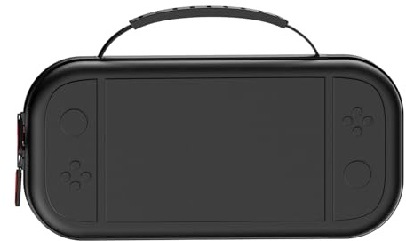 Funda de viaje para consola de mano, bolsa de consola de juegos, soporte de almacenamiento portátil para niños, adolescentes y adultos, funda de transporte impermeable para viajes, escuela, Navidad y