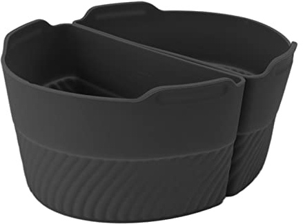 LUCKDANO Small Slow Cooker, Insert Replacement Double (Black)