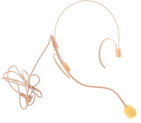 BESPORTBLE Gesangskopfmikrofon Kleines Headset Mikrofon für Kinder | Bühnen und Events, Kunststoff, Schaumstoff, Metall, Leichtes Tragbares Design, Klare Klangqualität