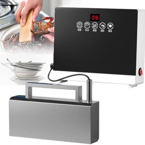 ZHIXUMM 360w Electric Sink Dish Washing Machine Cleaner, Automatic Ultrasonic Dishwasher In Sink, With Touch Control, Multifunctional Fruit Vegetables Sink Dishwasher, Installation-Free