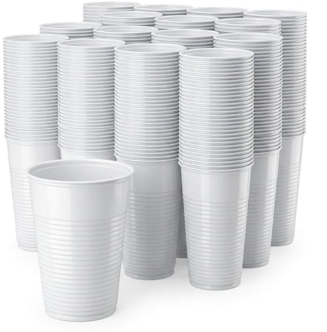 SGWEB professional Bicchieri Monouso in Plastica Rigida 200cc [3000 Pezzi] per Feste e Catering, Ideali per Acqua e Bevande, Resistenti e Riciclabili in PS, Confezione Risparmio Multipla