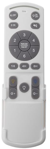 GALPADA Control remoto para ventilador de techo con luz: mando universal de 6 velocidades, temporizador y convertidor de frecuencia para ventilador lámpara